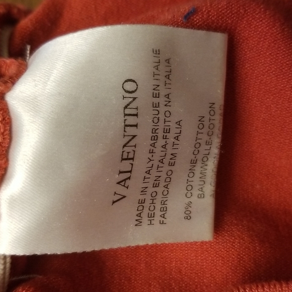 Orange rust Valentino top - Picture 9 of 10